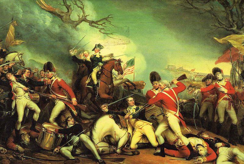 John Trumbull The Death of General Mercer at the Battle of Princeton oil painting picture